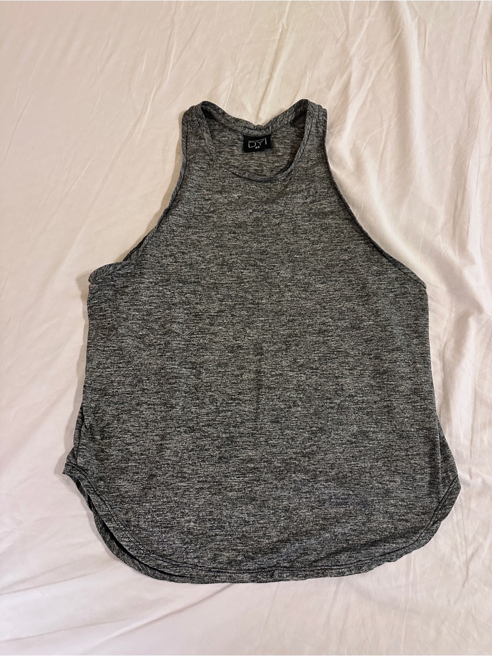 DYI Gray Melange Crewneck Top